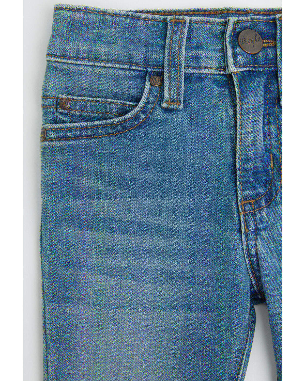 Wrangler Infant Boys' Light Wash Straight Stretch Denim Jeans