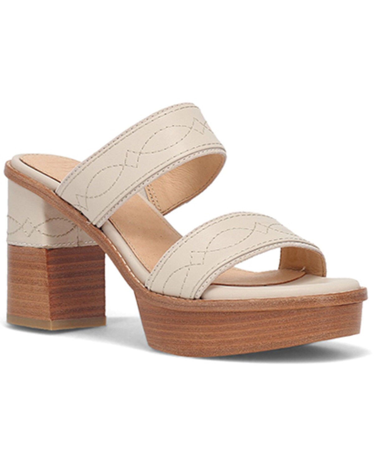 Frye Women's Pipa Woodstock 2 Band Platform Sandal