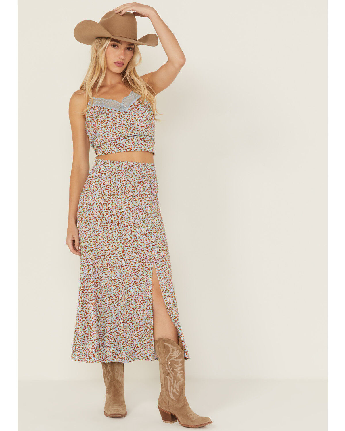 Idyllwind Women's Richardson Floral Print Button Front Midi Skirt 1 381917-idyllwind-women-s-richardson-floral-print-button-front-midi-skirt-1.jpg