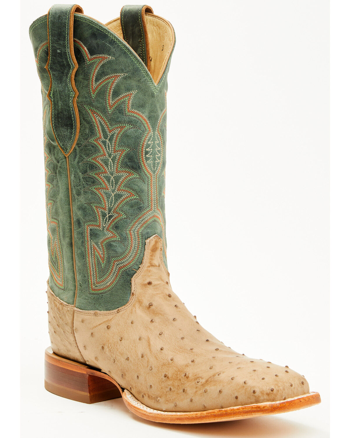 Justin Men's Chisolm Exotic Ostrich Western Boots - Broad Square Toe 1 382084-justin-men-s-chisolm-exotic-ostrich-western-boots-broad-square-toe-1.jpg