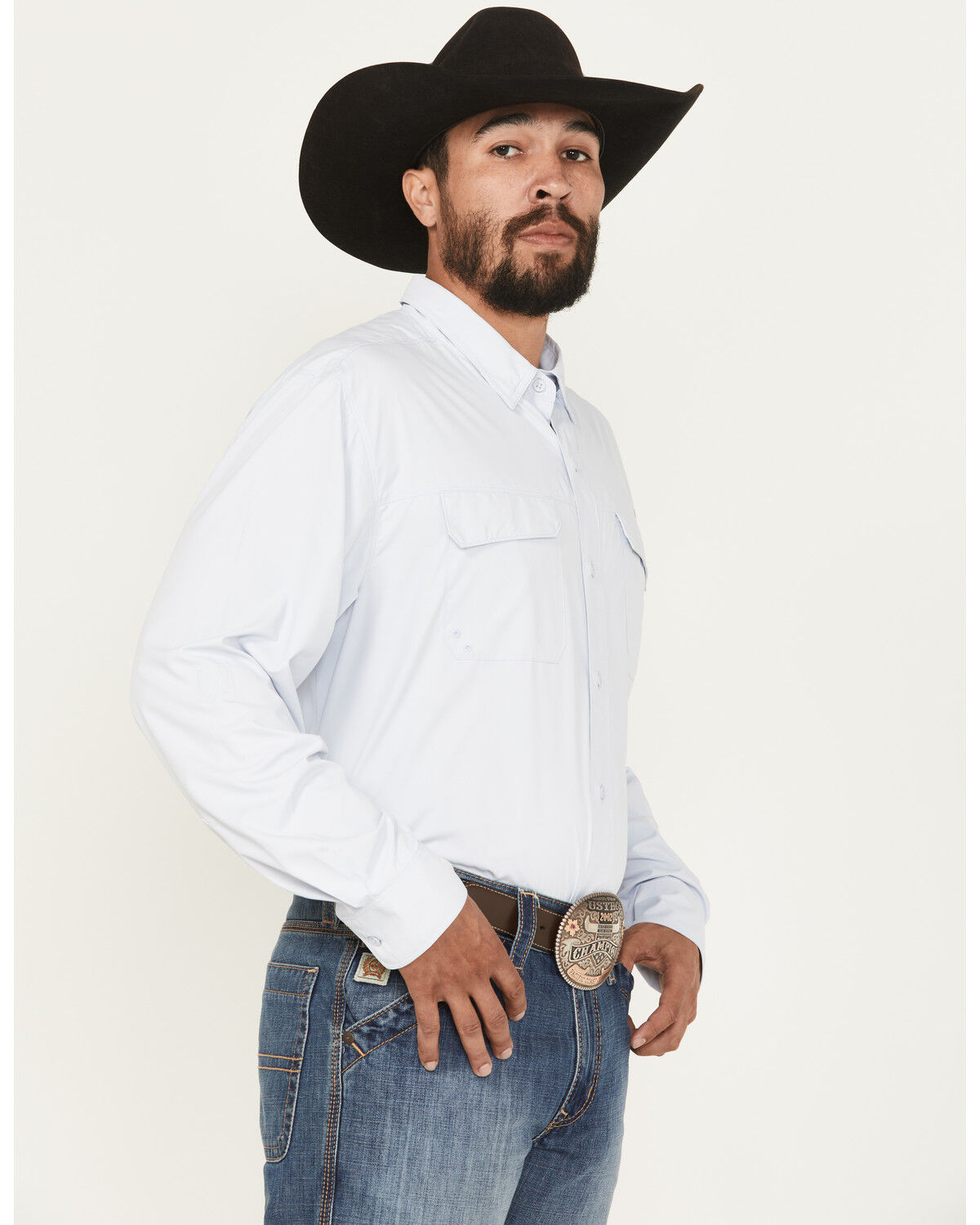 Ariat Men's VenTek Outbound Solid Long Sleeve Button-Down Western Shirt - Big