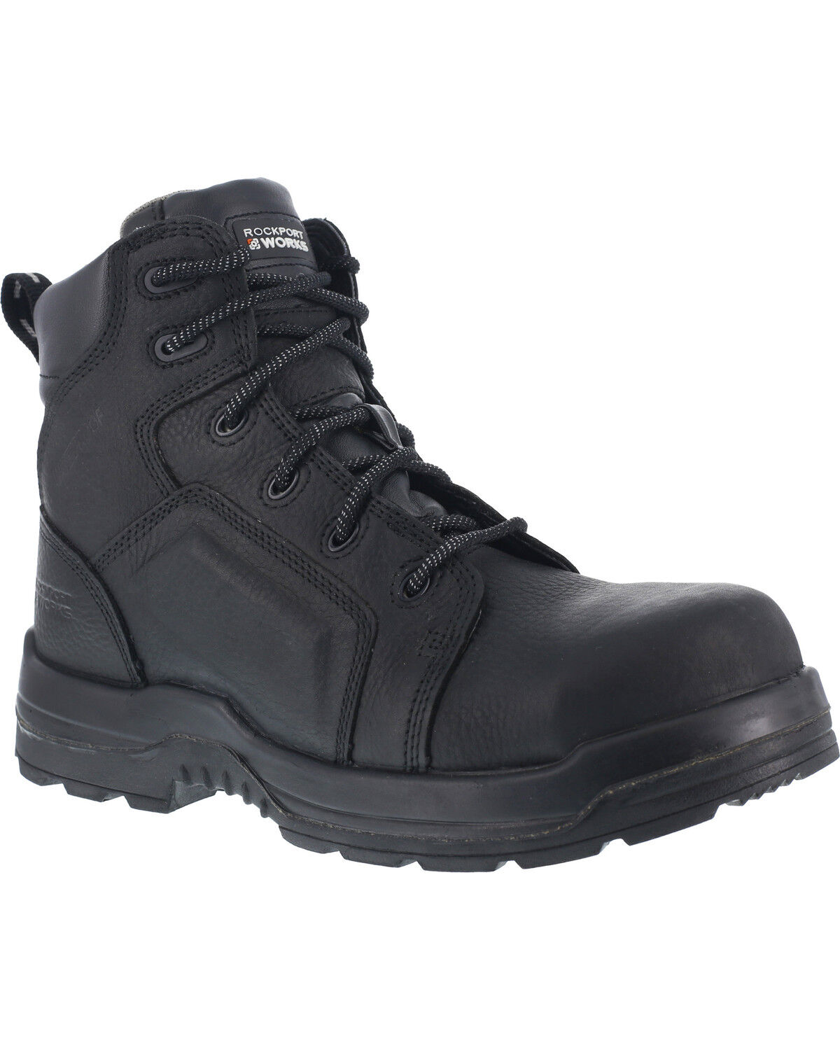 Rockport Works Women's More Energy Waterproof 6 Lace-Up Work Boots - Composite Toe