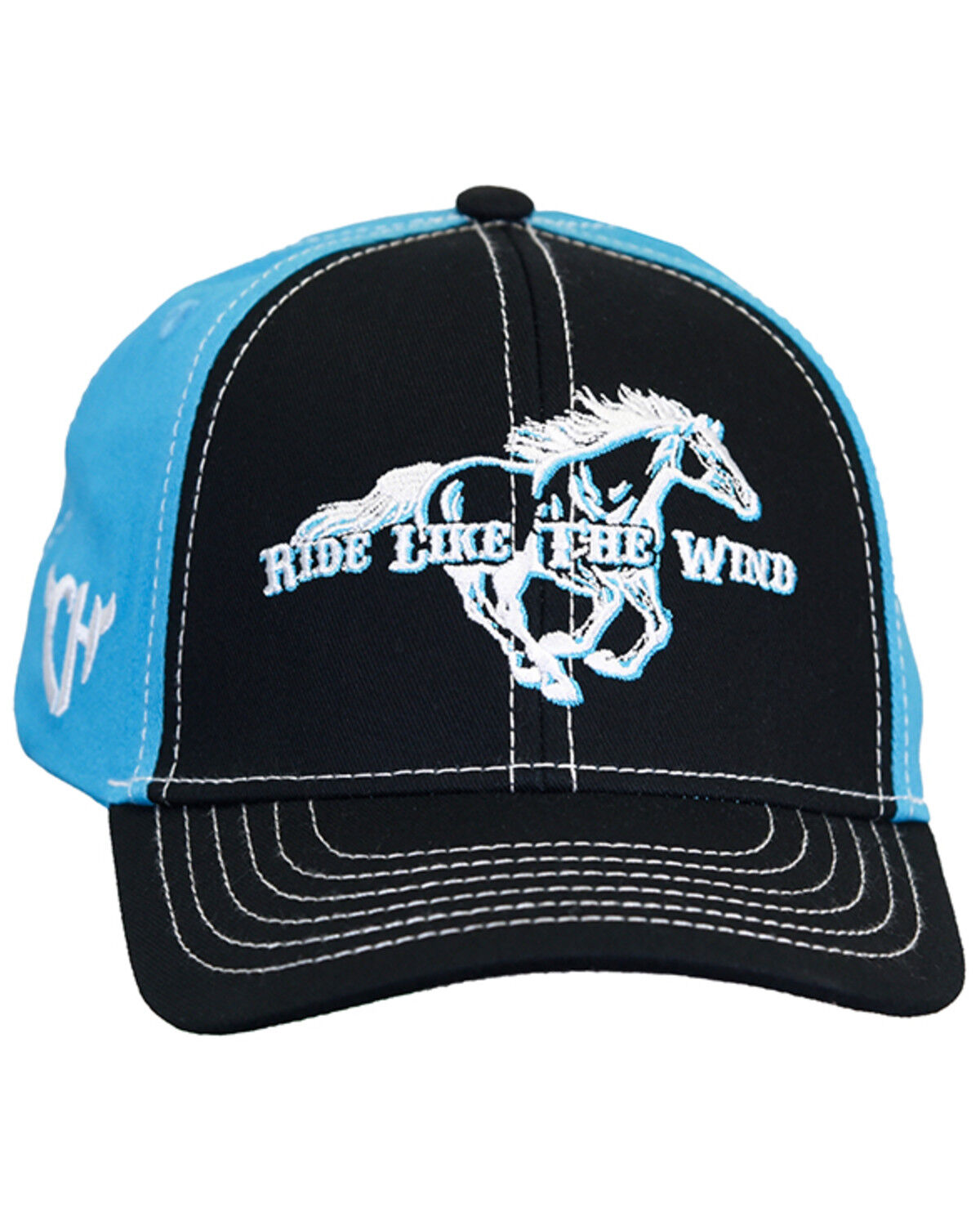 Cowgirl Hardware Girls' Ride Like The Wind Ball Cap