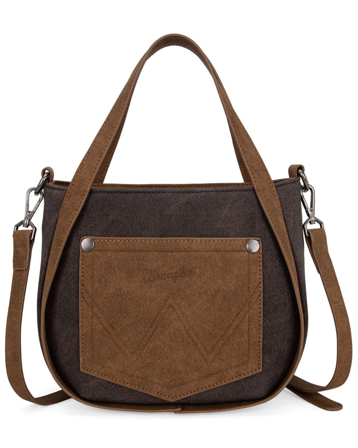 Wrangler Women's Two Tone Mini Tote Crossbody