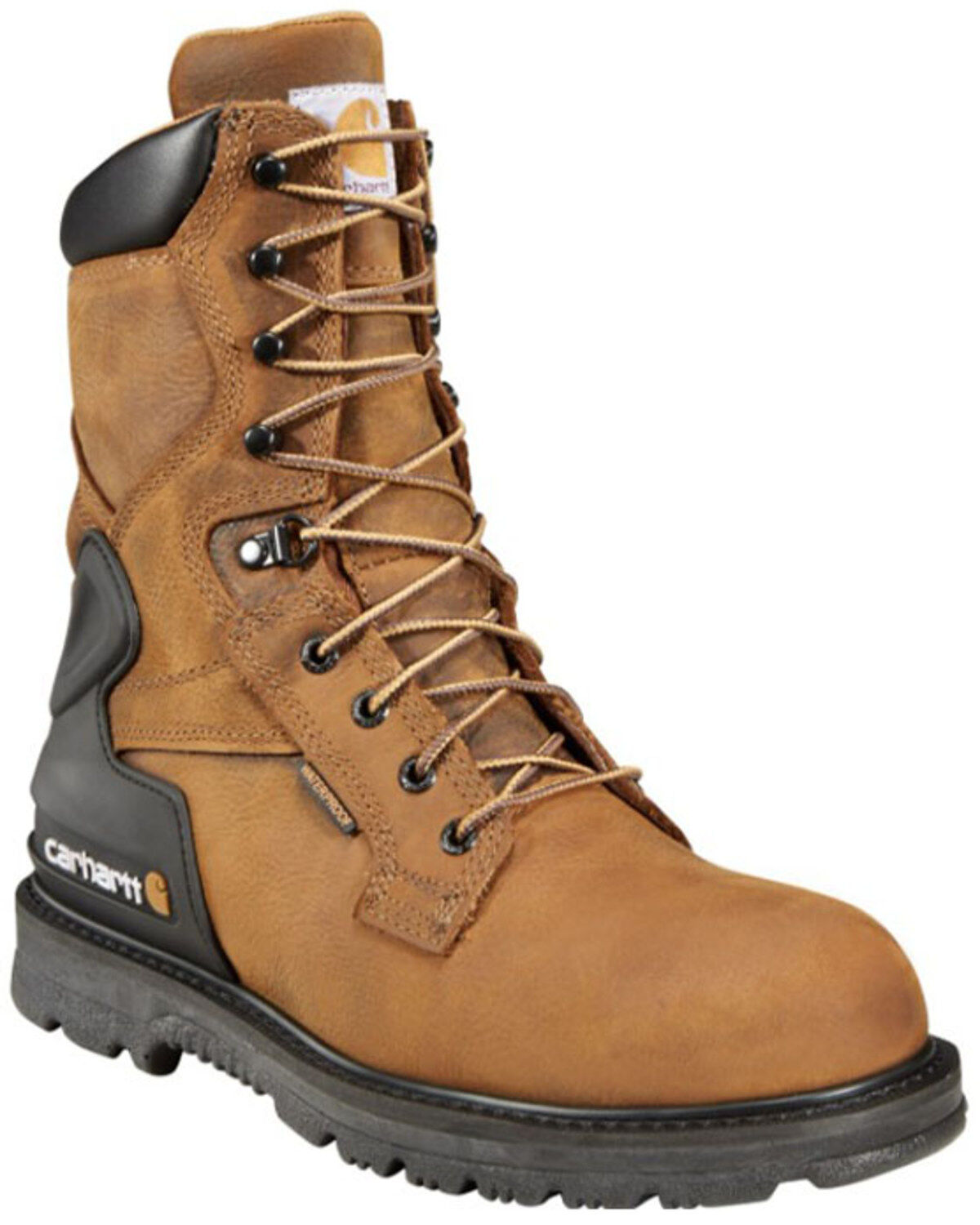 Carhartt Men's 8 Bison Waterproof Work Boots - Steel Toe