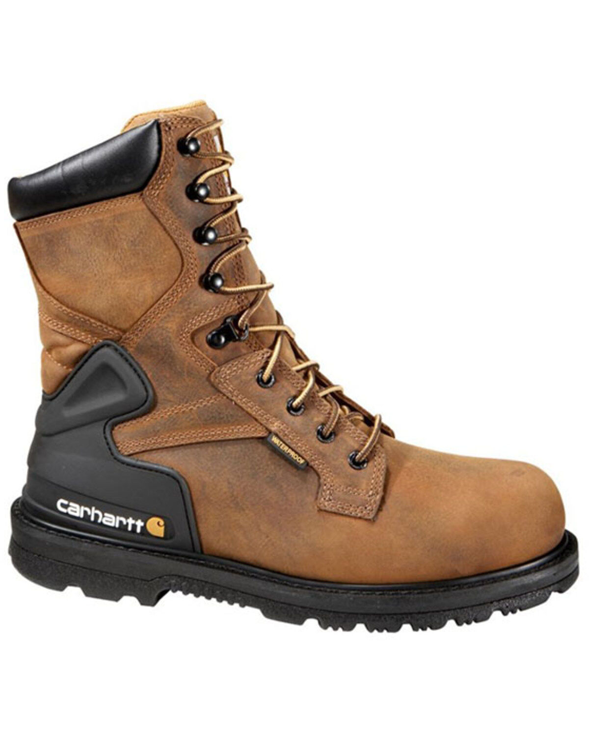 Carhartt Men's 8 Bison Waterproof Work Boots - Steel Toe