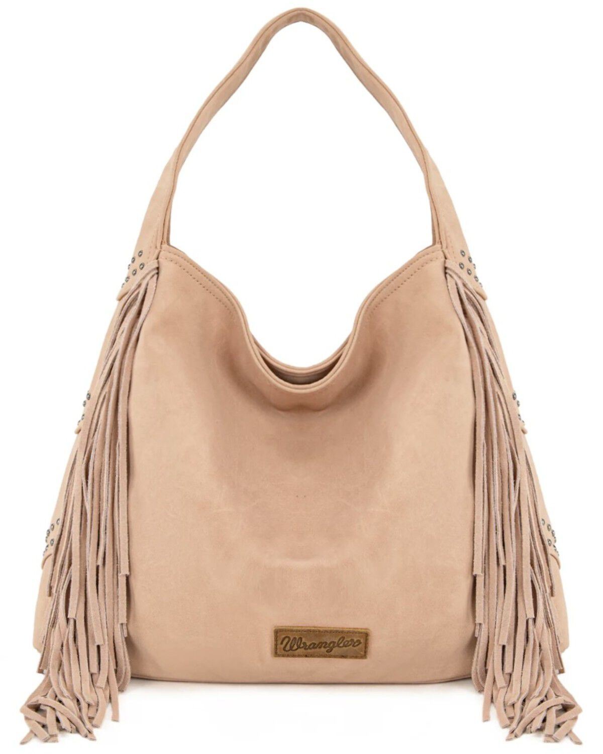 Wrangler Women's Shiloh Fringe Studded Hobo Bag