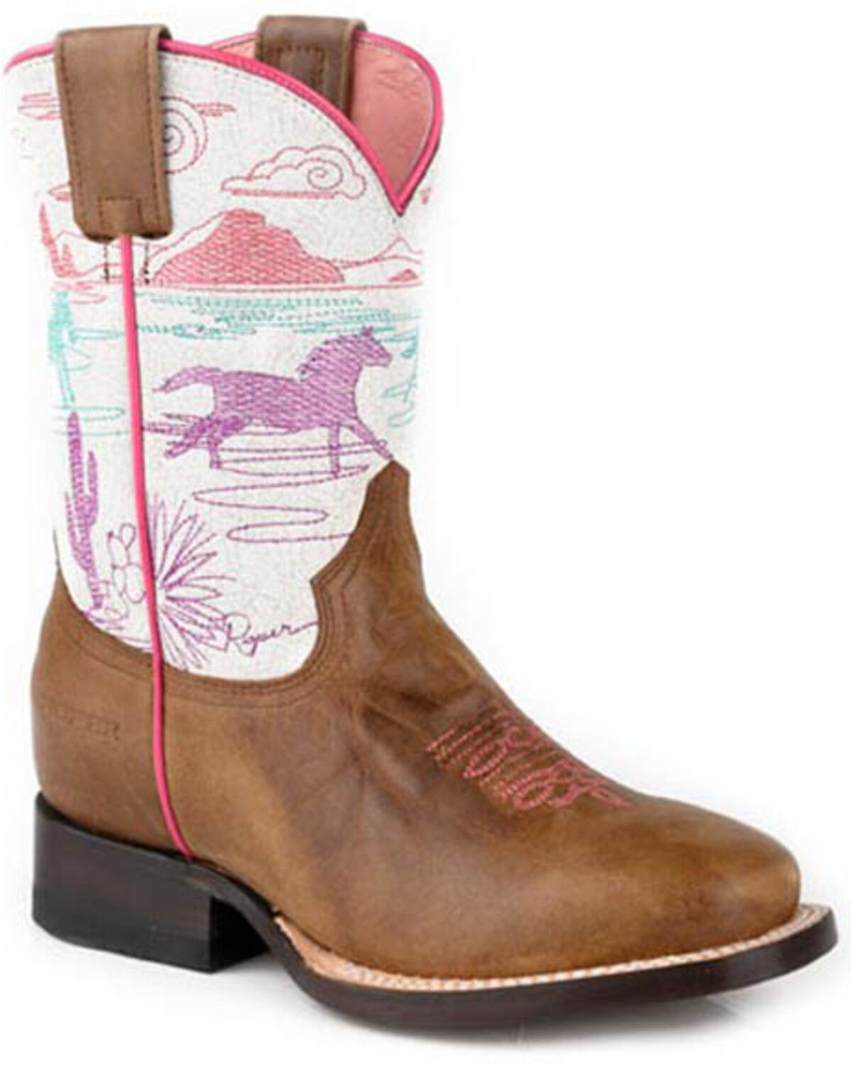 Roper Girls' Running Free Western Boots - Square Toe
