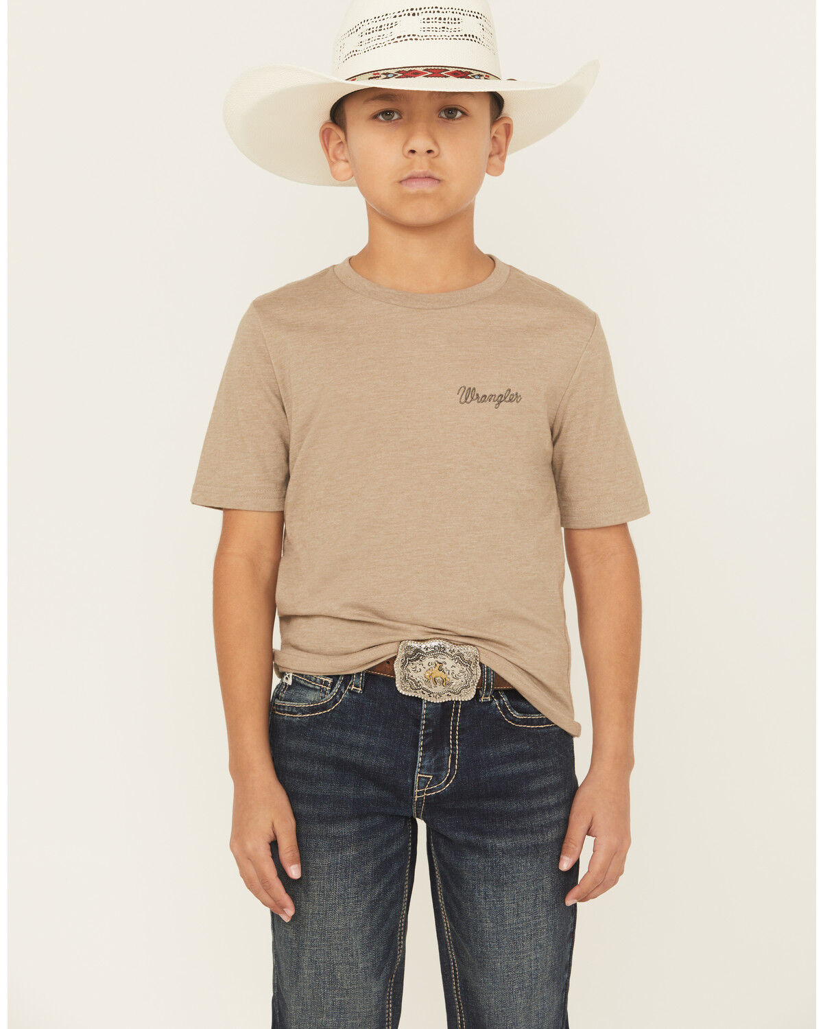 Wrangler Boys' Cactus Logo Short Sleeve Graphic T-Shirt