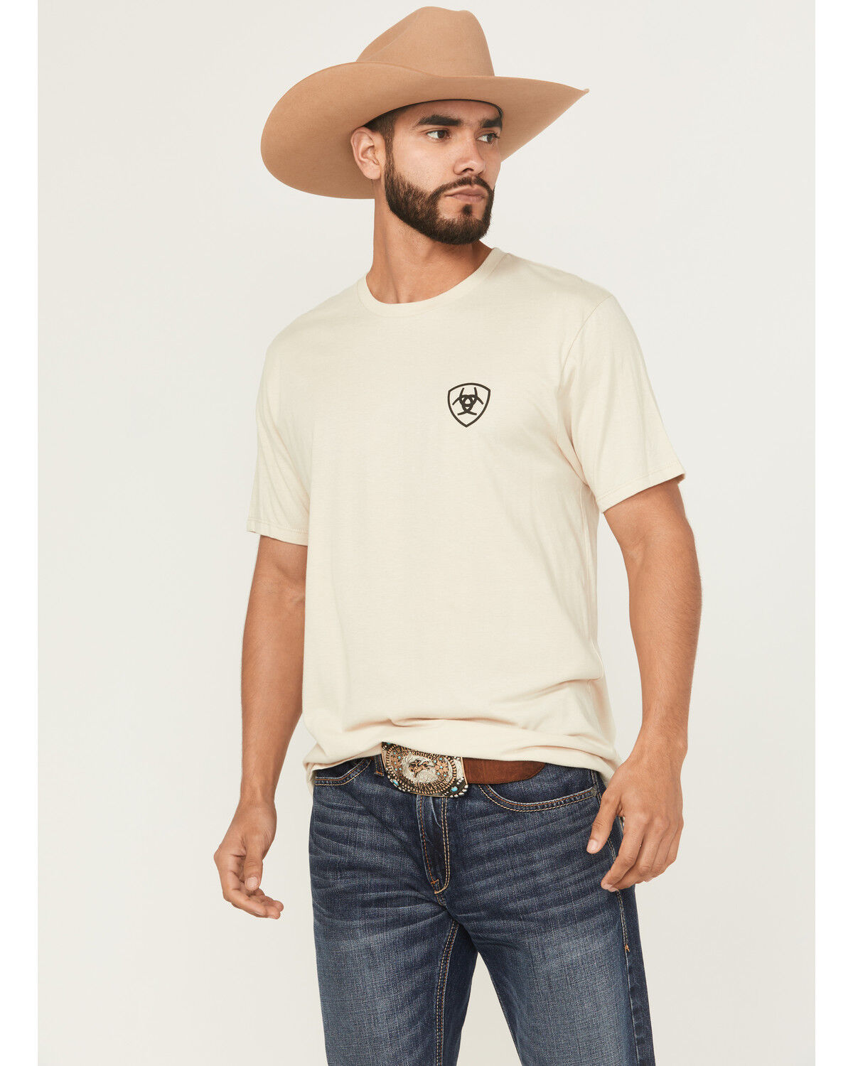 Ariat Men's Tenochitlan Shield Short Sleeve Graphic T-Shirt