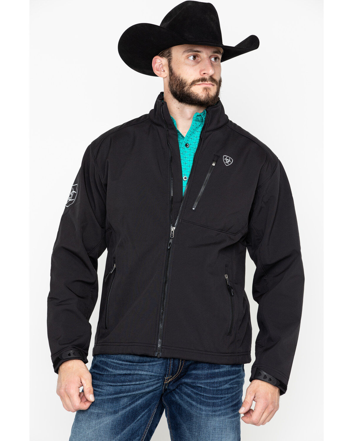 Ariat Men's Black Logo 2.0 Softshell Jacket - Big 1 40341-ariat-men-s-black-logo-2-0-softshell-jacket-big-1.jpg