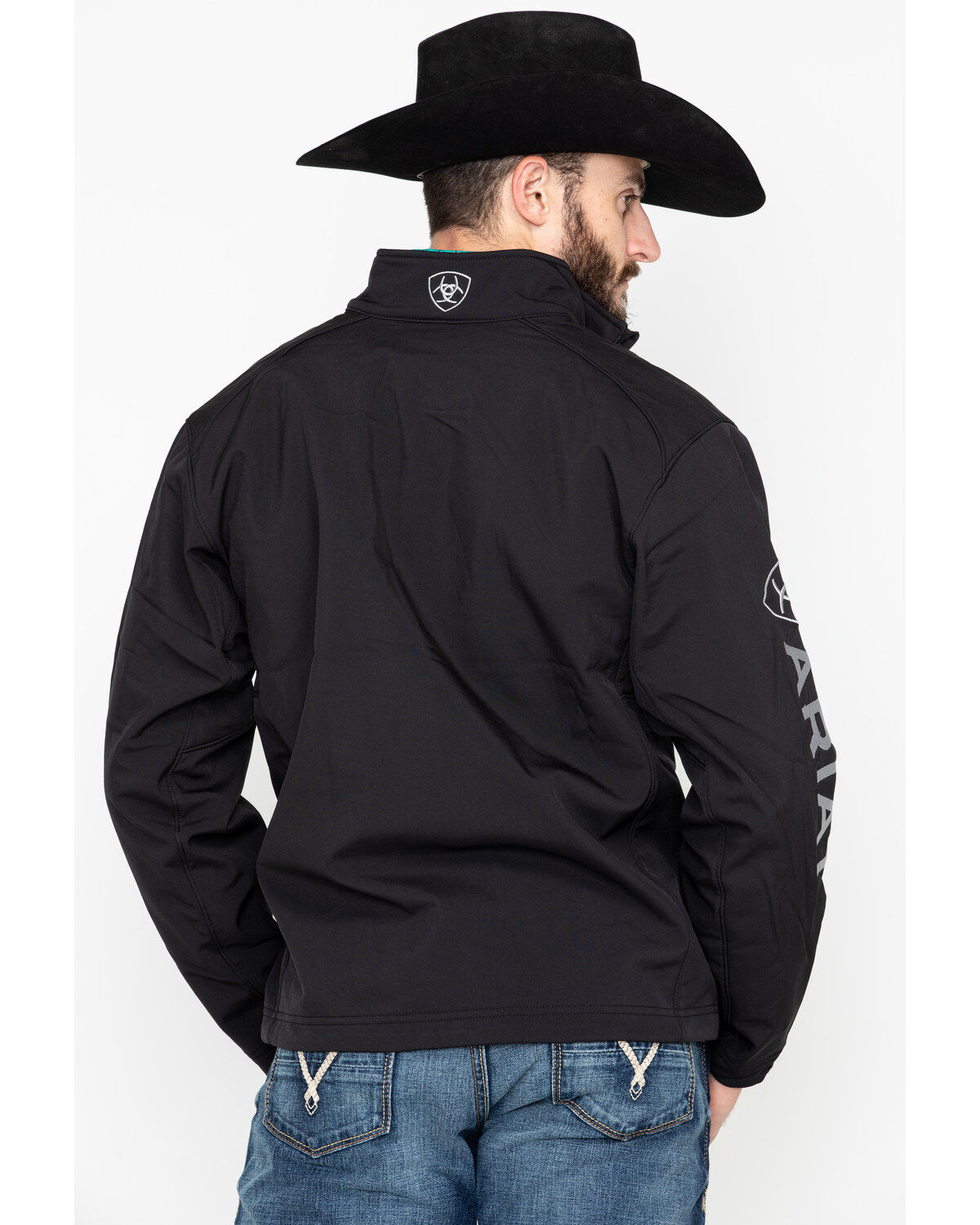 Ariat Men's Black Logo 2.0 Softshell Jacket - Big
