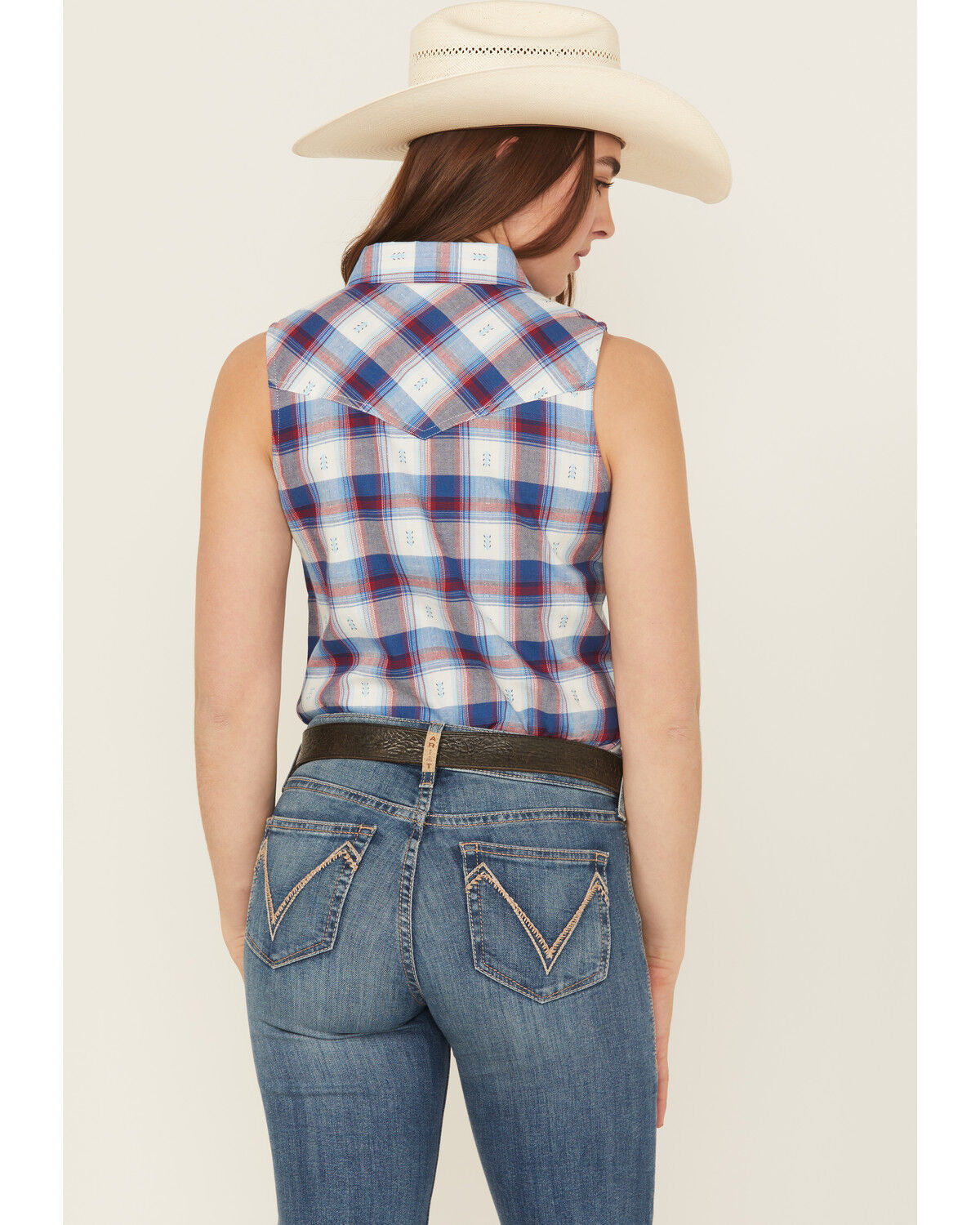 405266-shyanne-women-s-dobby-plaid-print-sleeveless-snap-western-shirt-1.jpg