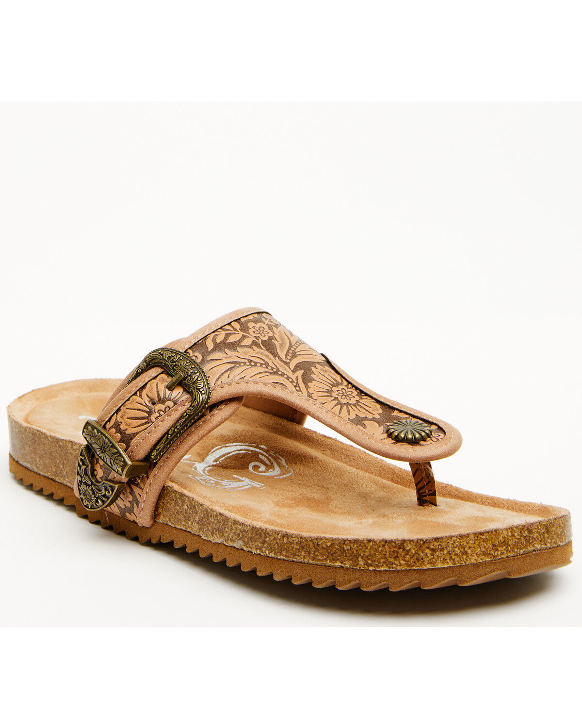Very G Women's Texas Embossed Sandals