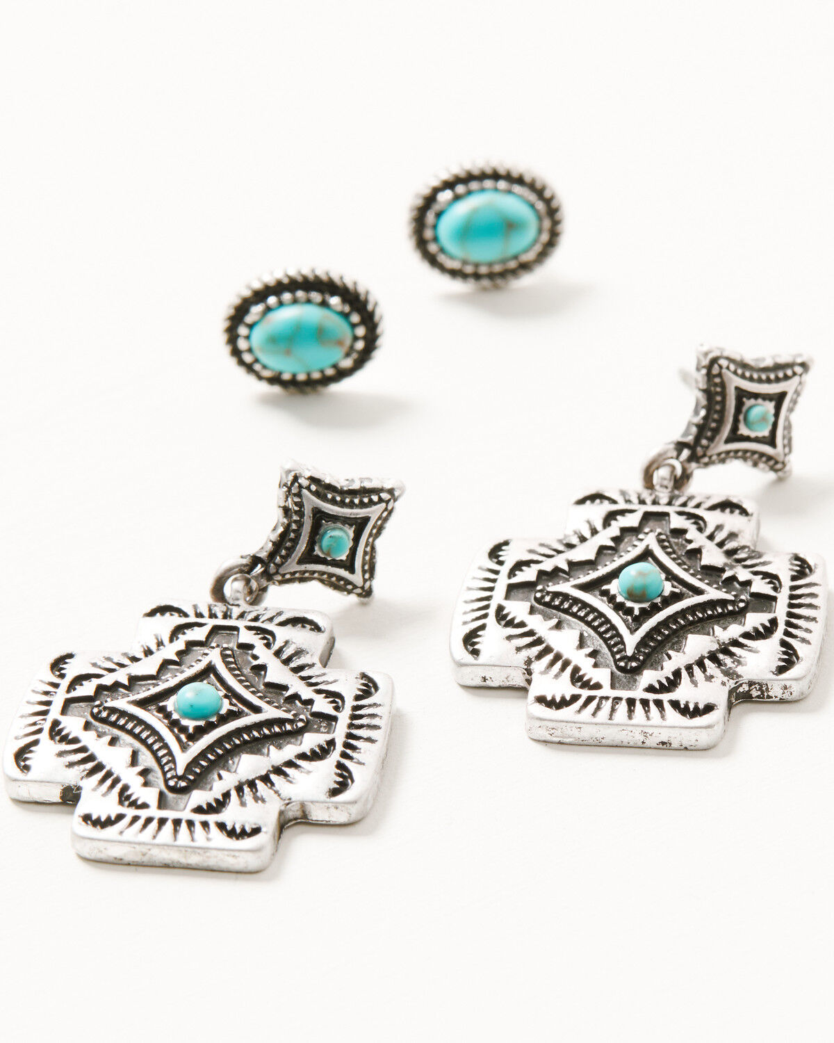 Shyanne Women's Rodeo Sunset Feather Earring Set - 5 Piece