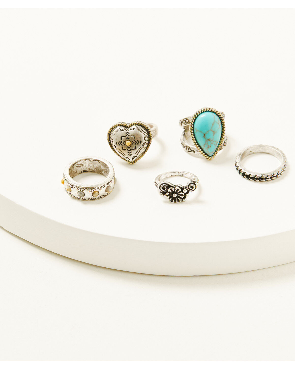 Shyanne Women's Wildheart Concho Ring Set - 5 Piece