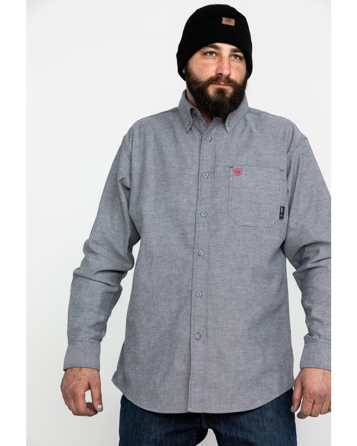 Ariat Men's FR Solid Durastretch Long Sleeve Work Shirt