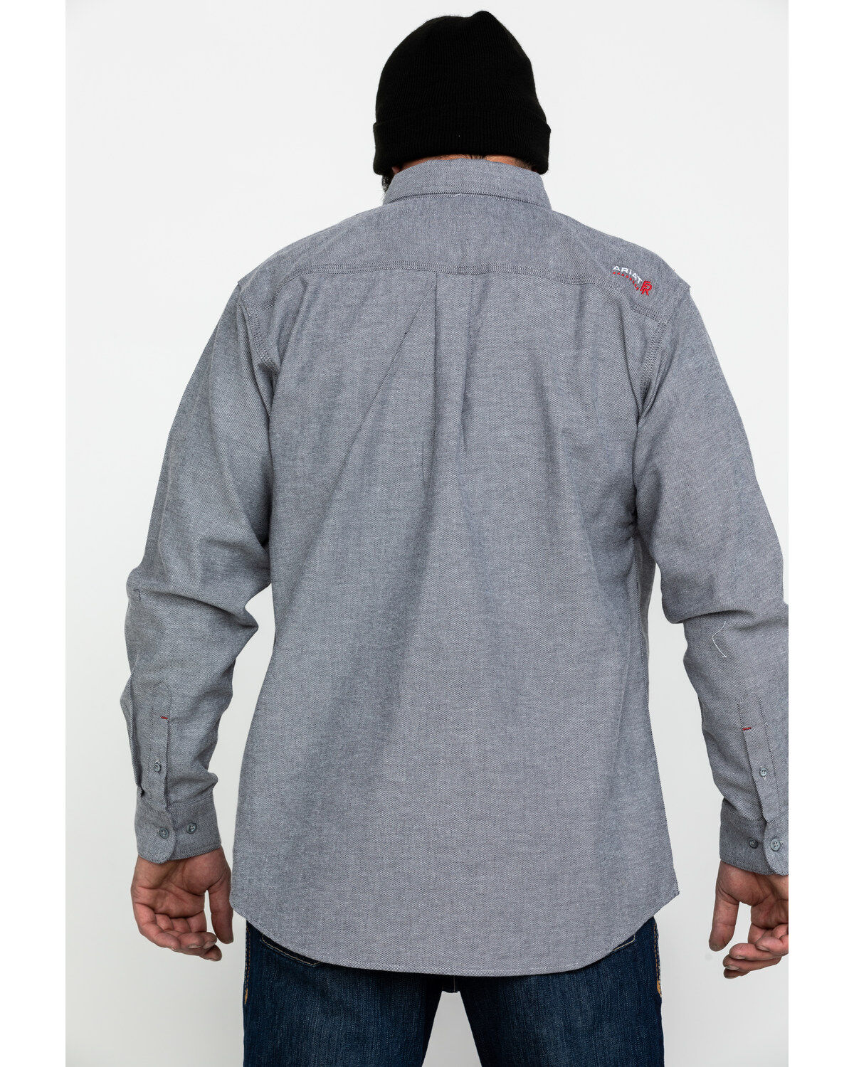 Ariat Men's FR Solid Durastretch Long Sleeve Work Shirt - Tall