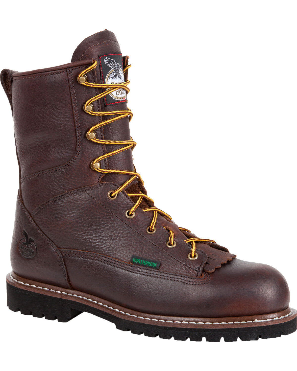 Georgia Waterproof 8 Low Heel Logger Work Boots