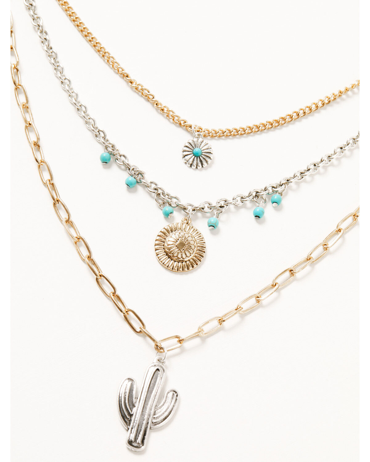 Shyanne Women's Cactus Layered Necklace