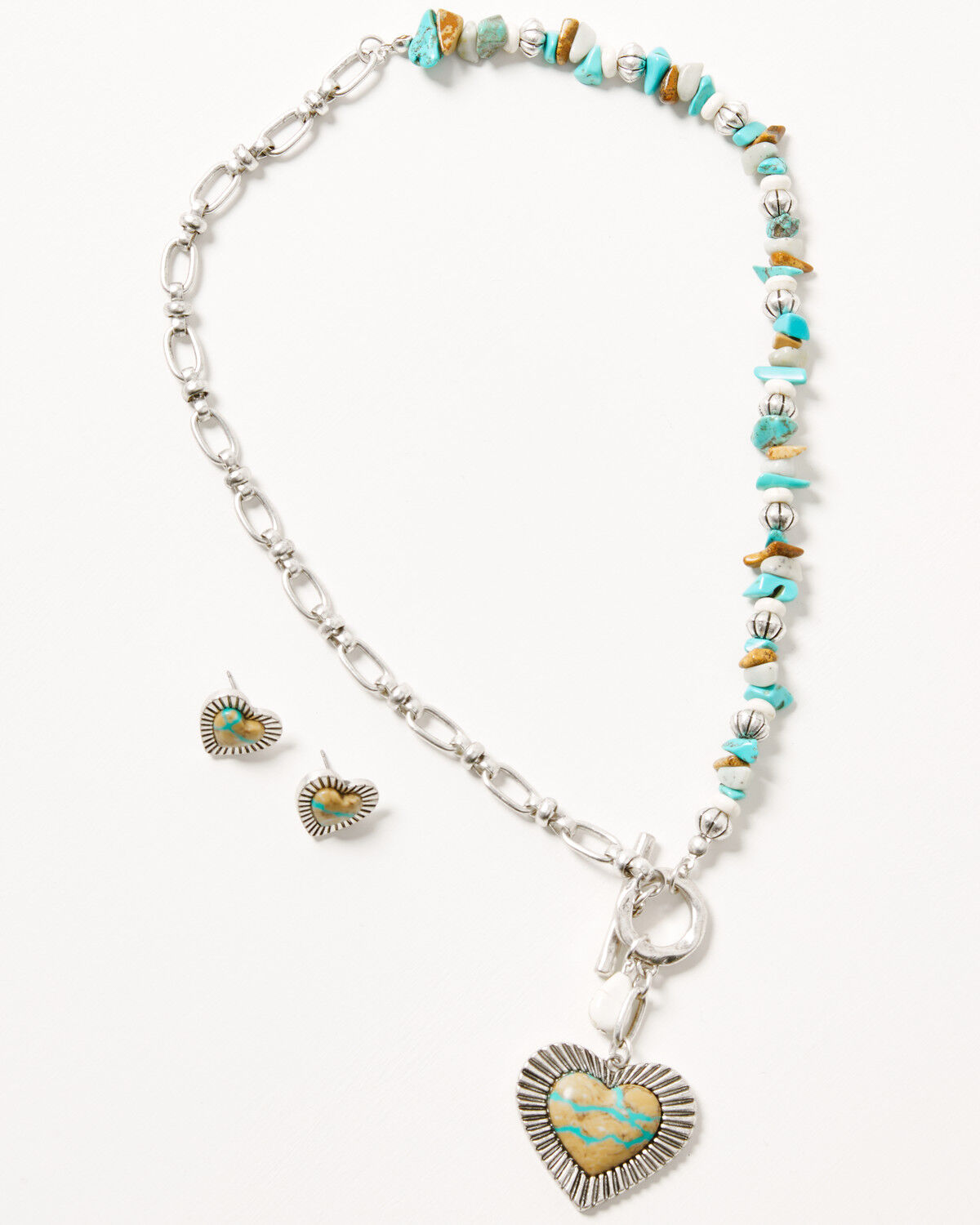 Shyanne Women's Sedona Sky Heart Jewelry Set - 2 Piece