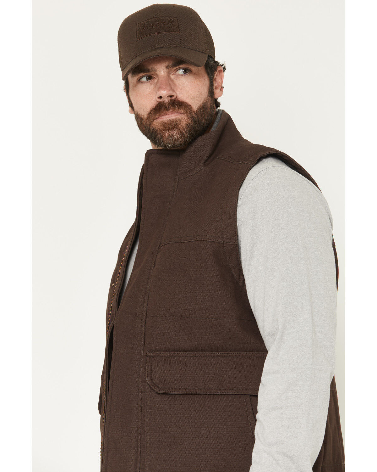 Hawx Men's Granderson Solid Duck Canvas Vest
