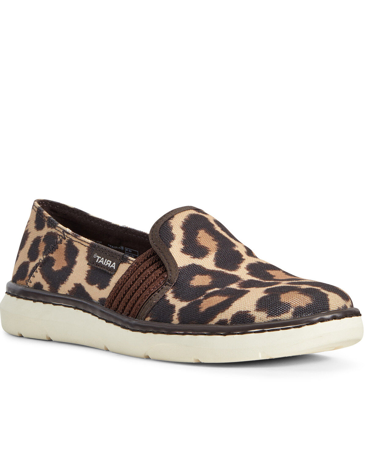Ariat Women's Ryder Slip-On Leopard Shoes - Round Toe