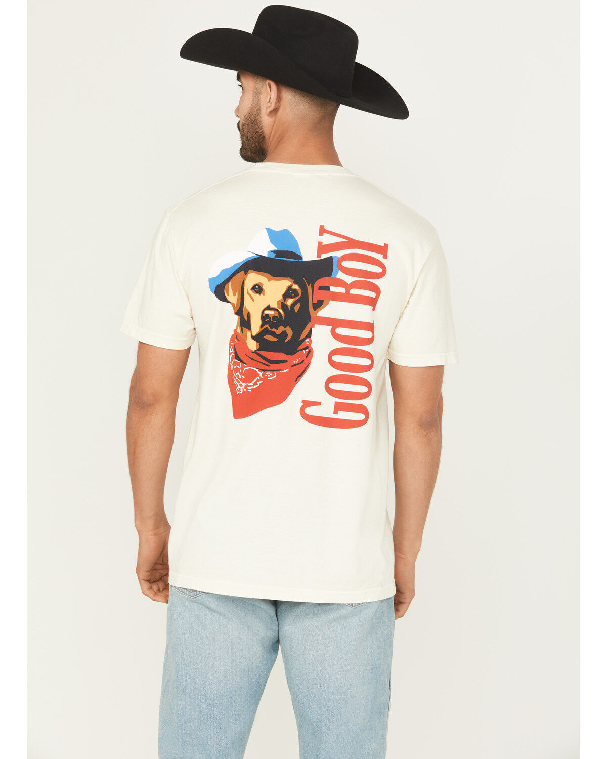 Buckwear Men's Good Boy Cowboy Short Sleeve Graphic T-Shirt