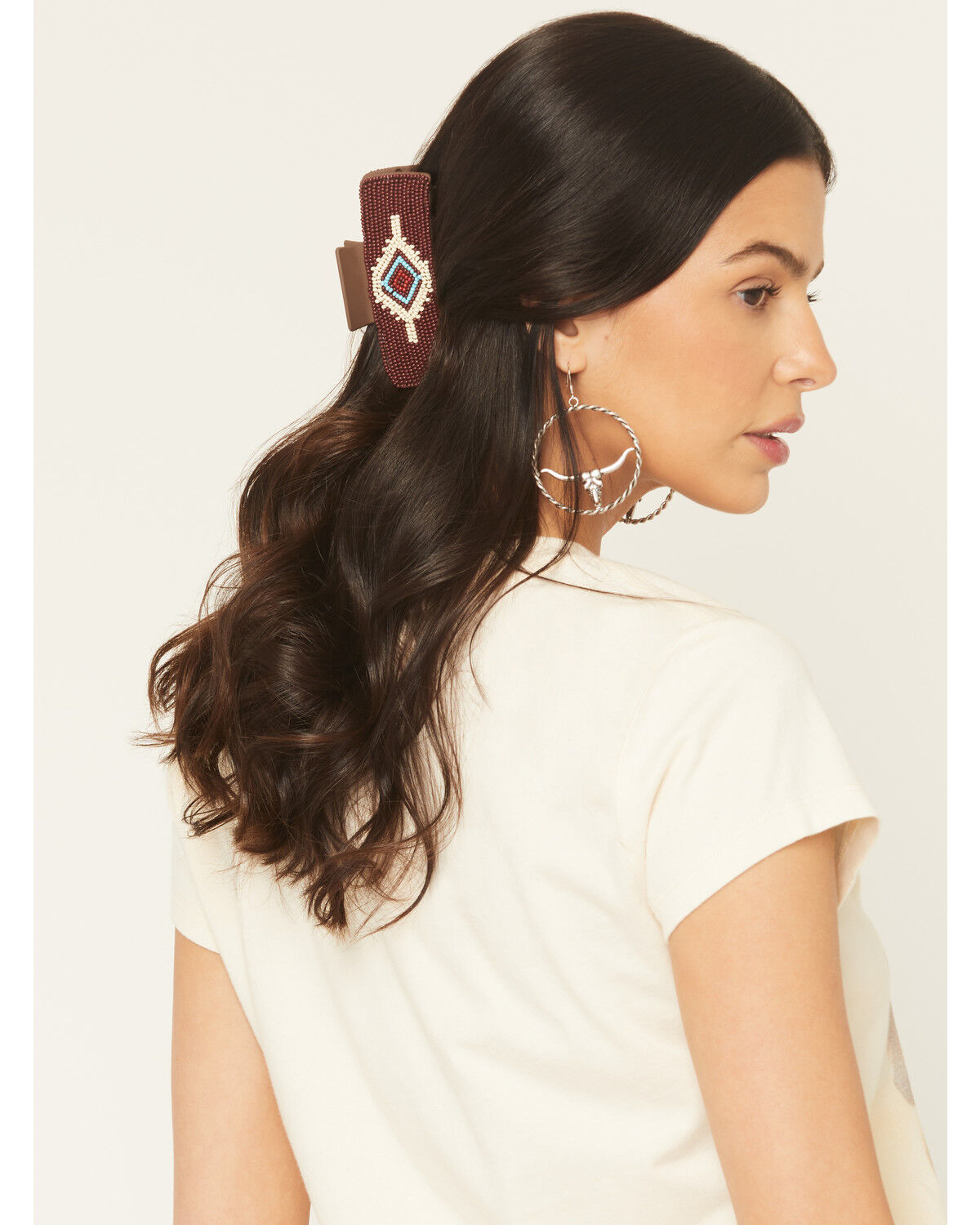 Idyllwind Women's Shauna Southwestern Seed Bead Hairclip