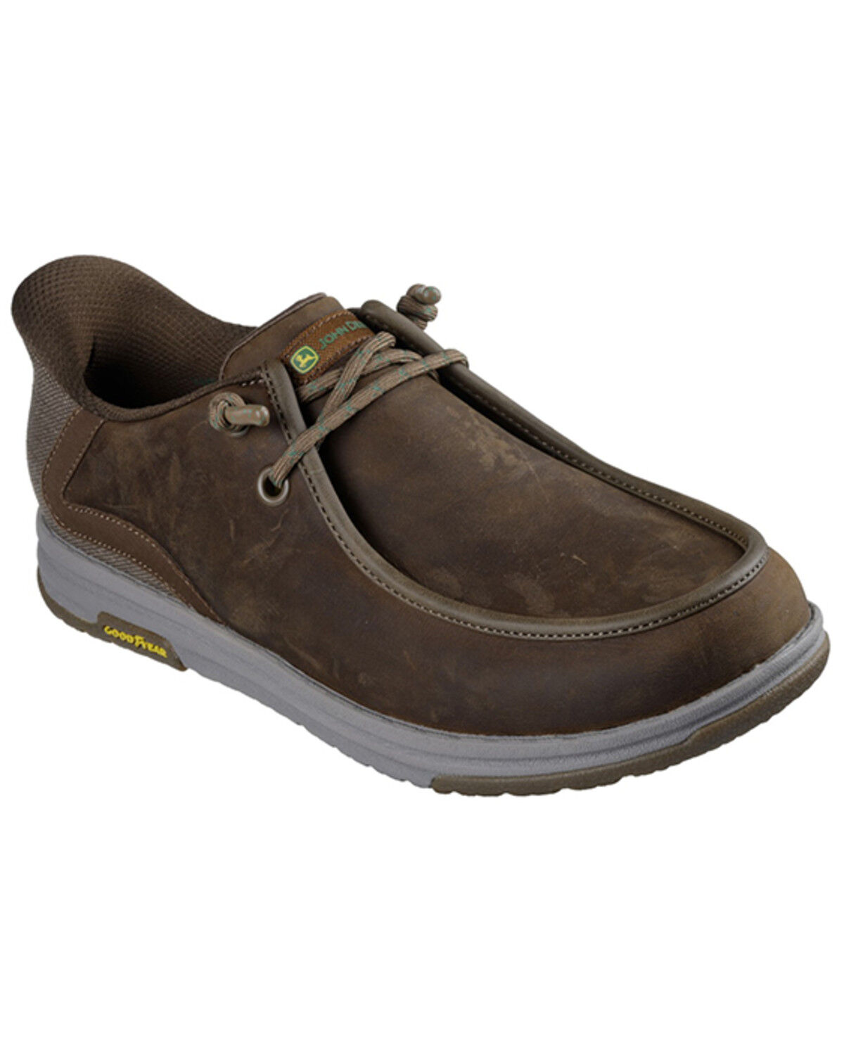 Skechers x John Deere Men's Relaxed Fit Melson 2.0 Slip-On Shoes - Moc Toe