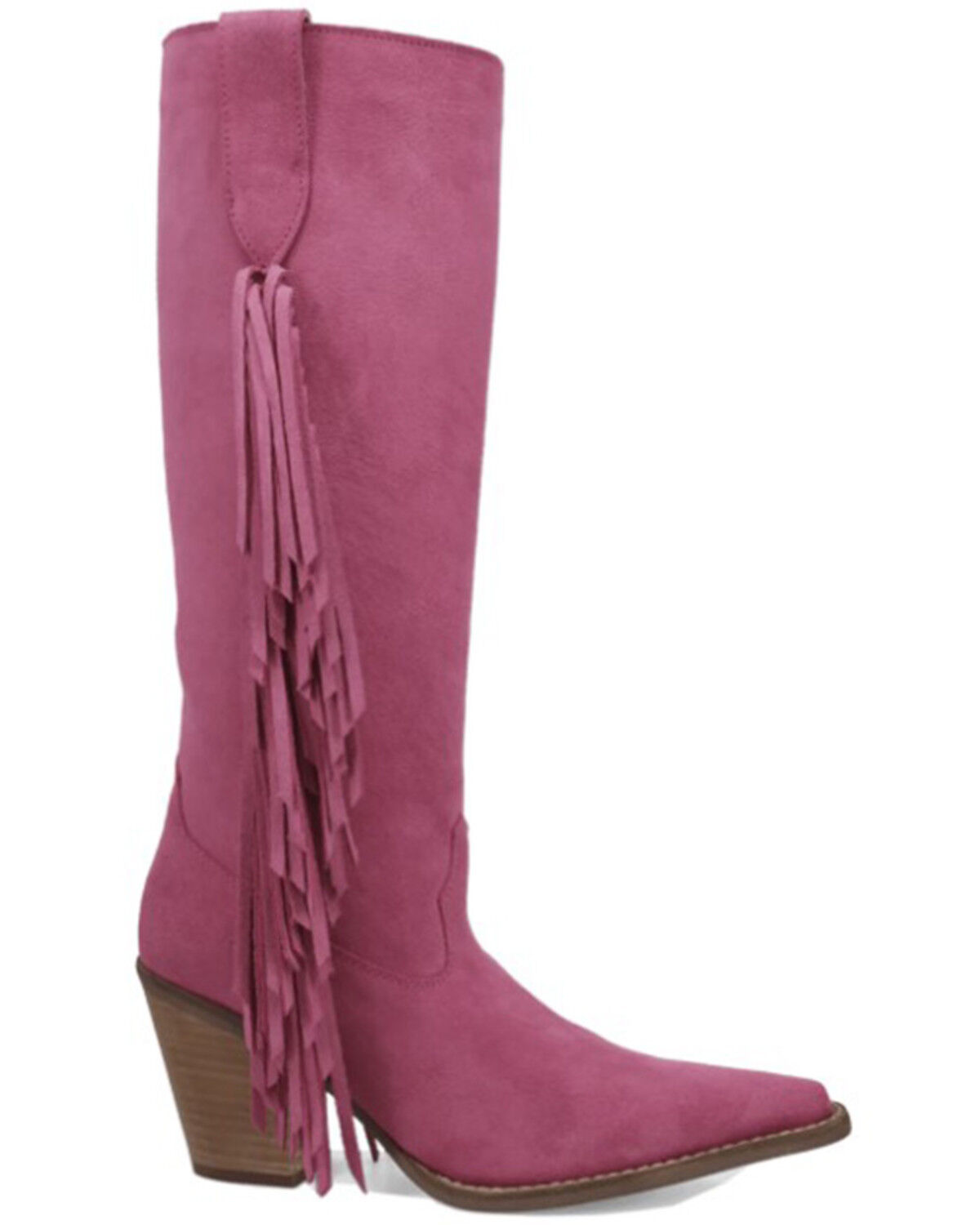 Dingo Women's Twister Suede Fringe Tall Western Boots - Snip Toe