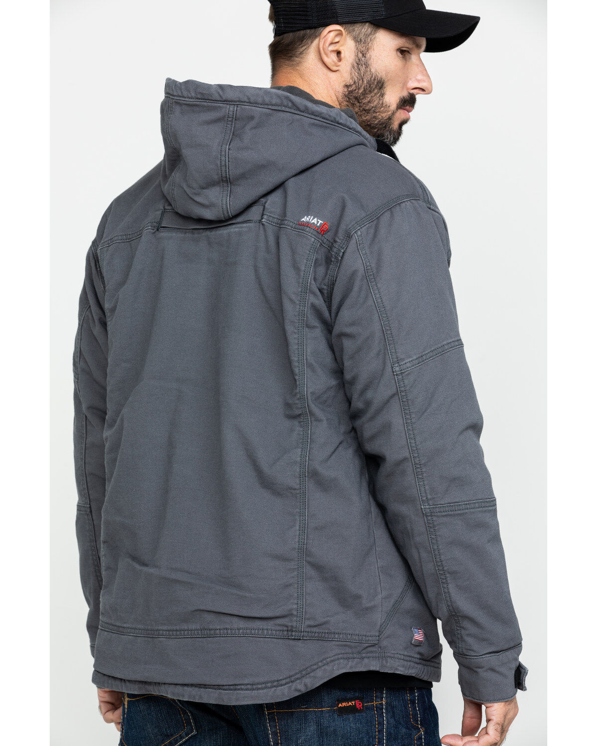 Ariat Men's FR Duralight Stretch Canvas Work Jacket - Big