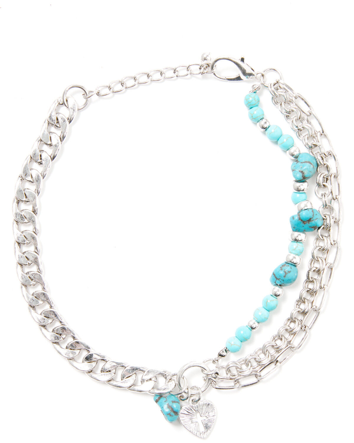 Shyanne Women's Turquoise Stone Chain Boot Charm