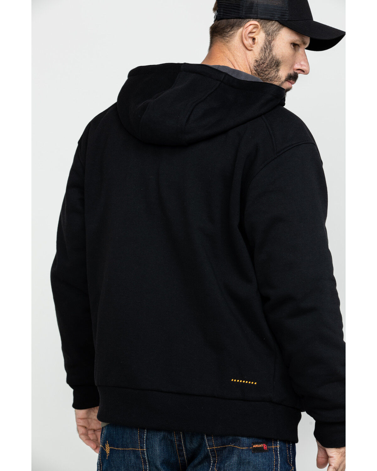 Ariat Men's Rebar All-Weather Full Zip Work Hooded Sweatshirt - Big & Tall