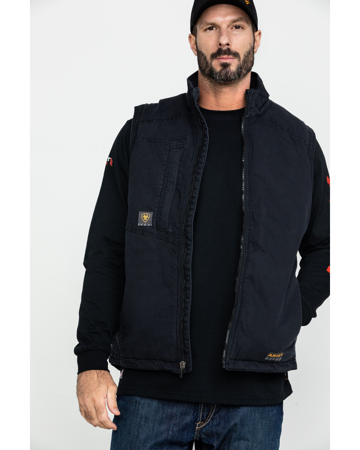 Ariat Men's Rebar Washed Dura Canvas Insulated Work Vest - Big & Tall
