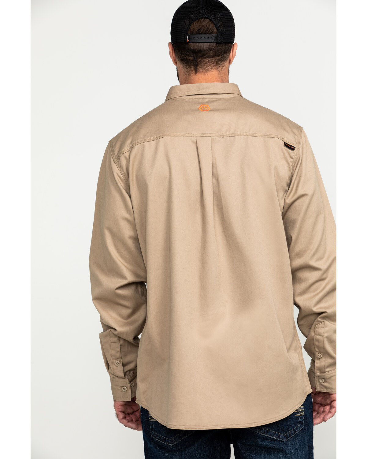 Hawx Men's FR Long Sleeve Woven Work Shirt - Big