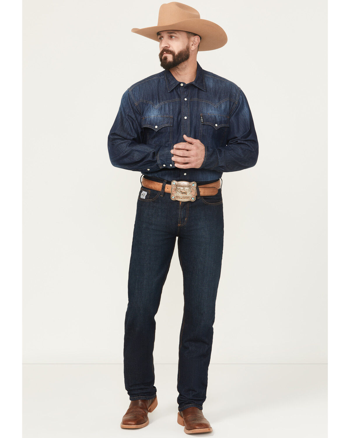 Cinch Men's Silver Label Dark Wash Slim Straight Jeans 1 5143-cinch-men-s-silver-label-dark-wash-slim-straight-jeans-1.jpg
