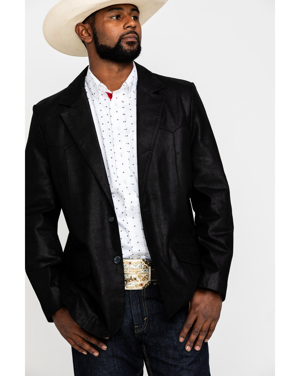 Cody James Men's Black Suede Blazer Jacket 1 54252-cody-james-men-s-black-suede-blazer-jacket-1.jpg