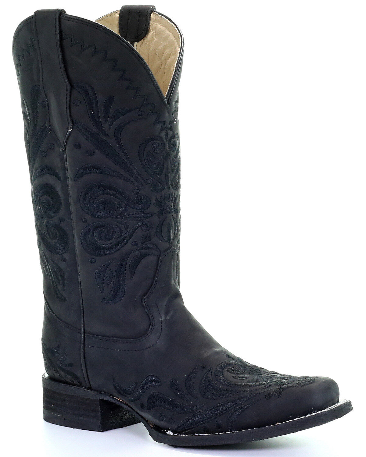 Circle G Women's Embroidery Western Boots - Square Toe 1 55675-circle-g-women-s-embroidery-western-boots-square-toe-1.jpg