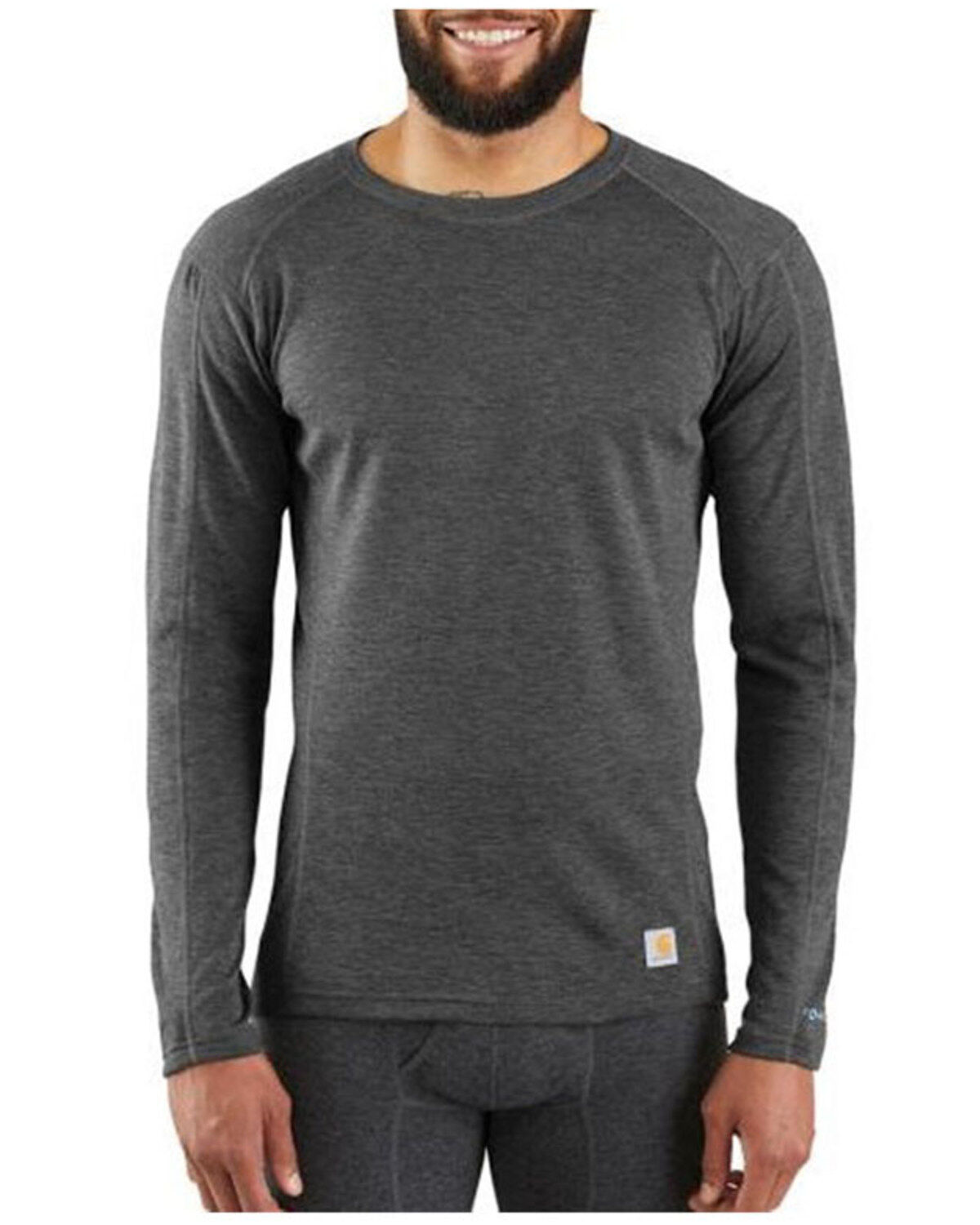 Carhartt Men's Force Heavyweight Tech Crew Long Sleeve Work Shirt