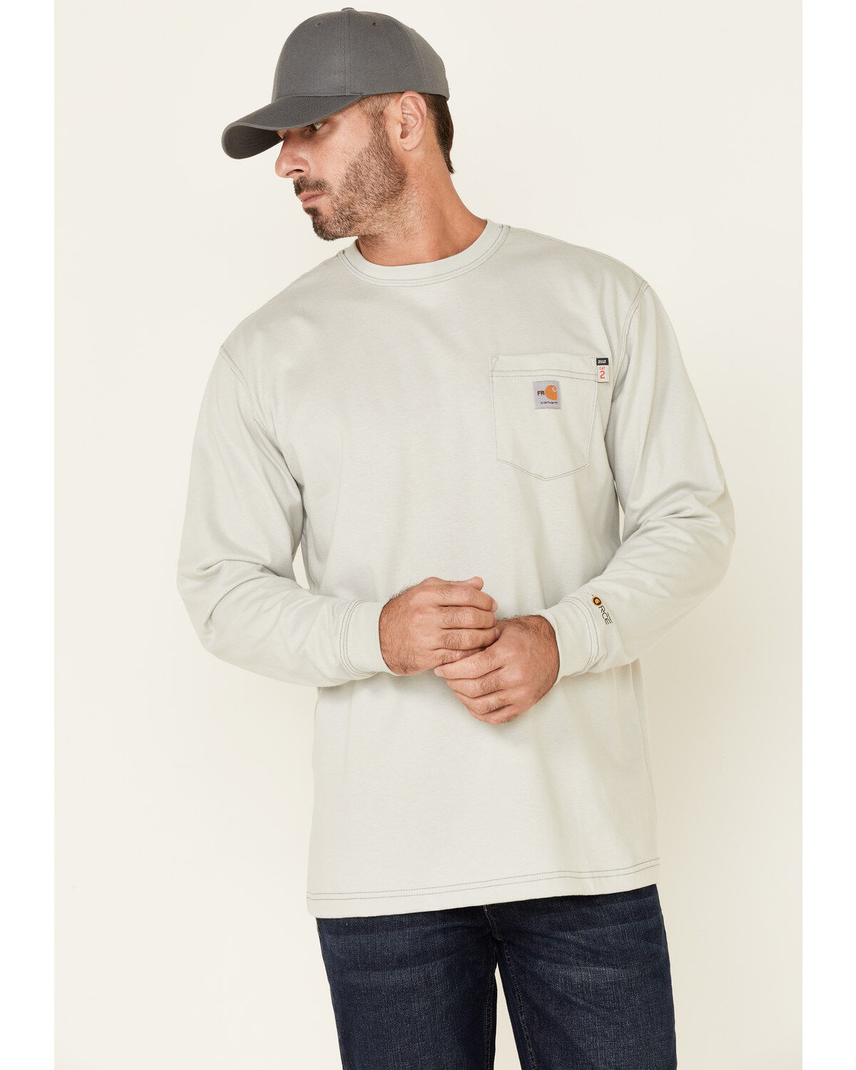 Carhartt Men's FR Long Sleeve Pocket Work Shirt
