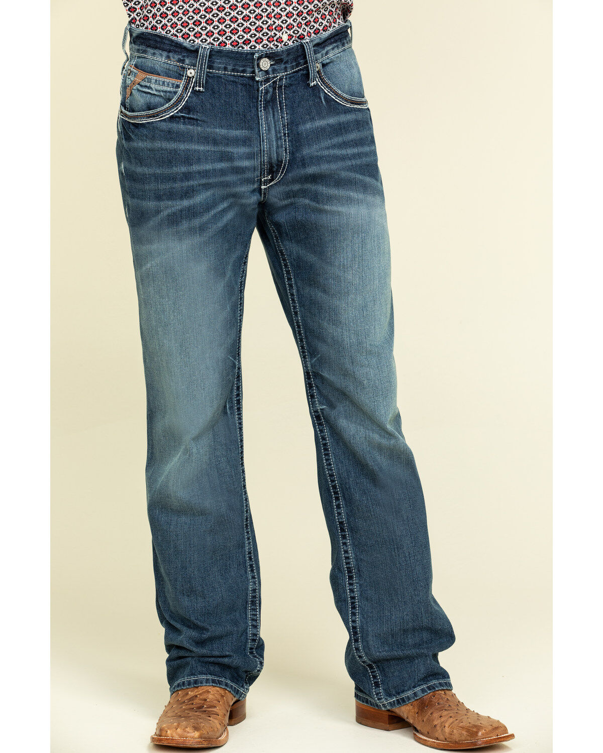Ariat Men's M4 Coltrane Durango Low Rise Fashion Boot Cut Jeans