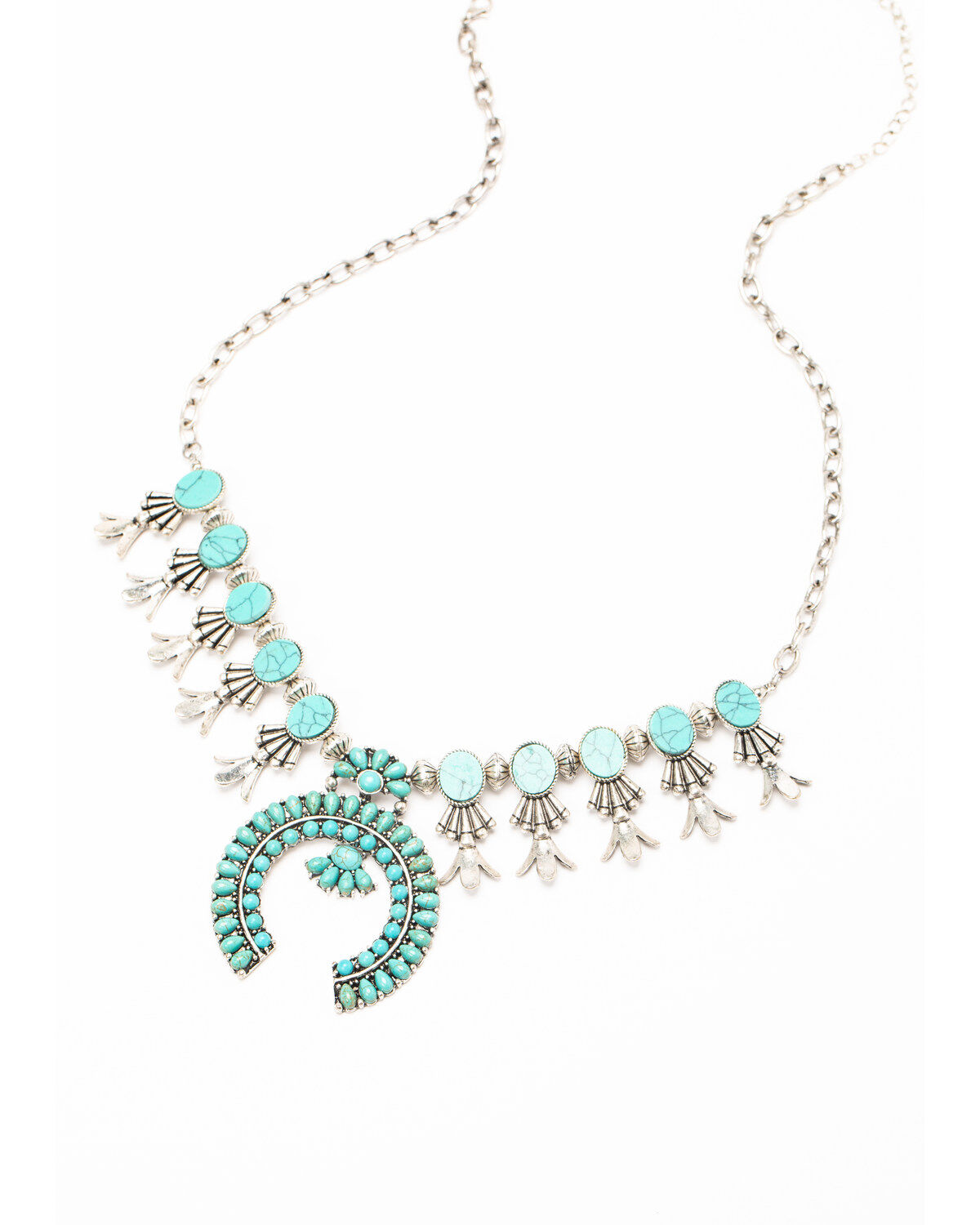 Shyanne Women's Matrix Turquoise Squash Blossom Statement Necklace 1 61223-shyanne-women-s-matrix-turquoise-squash-blossom-statement-necklace-1.jpg