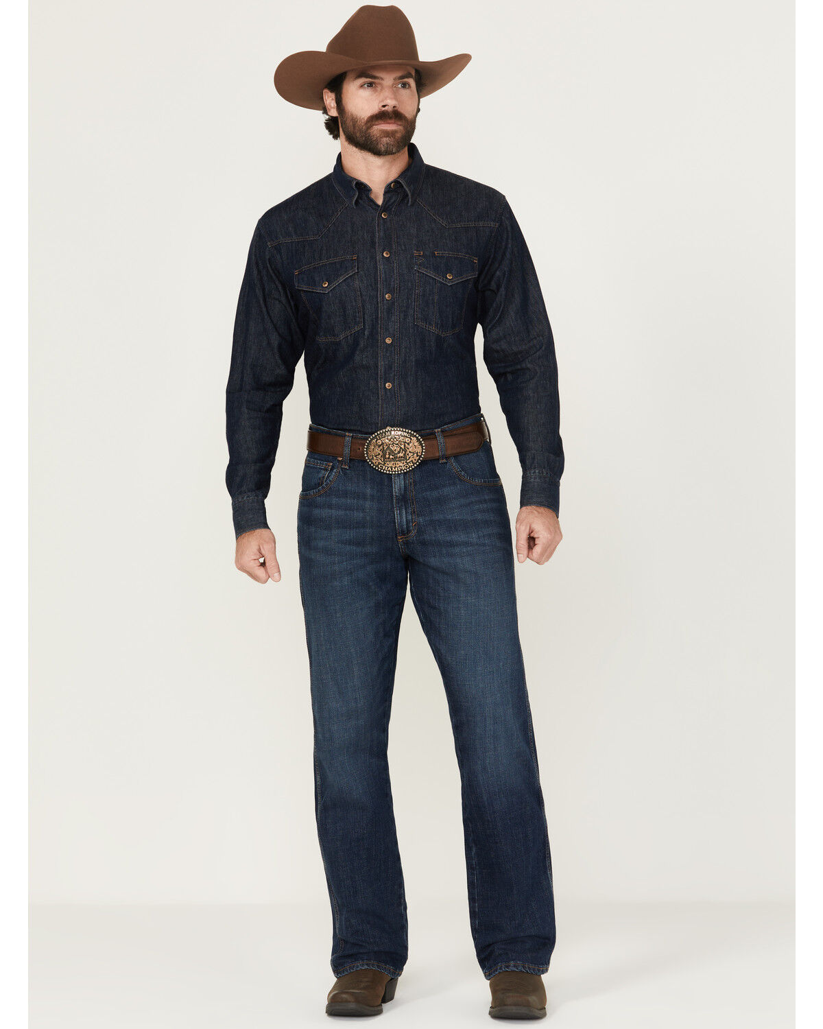 Wrangler Men's Retro Relaxed Fit Mid Rise Boot Cut Jeans