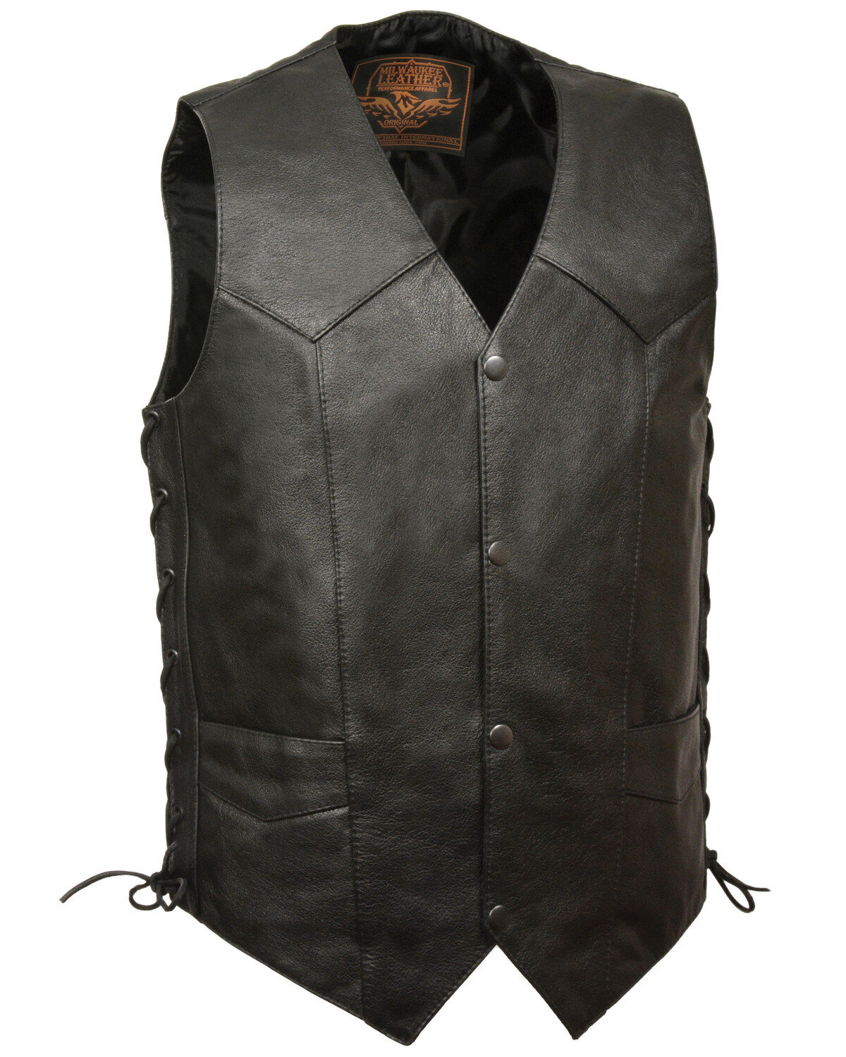 Milwaukee Leather Men's 58-60 Classic Side Lace Vest 1 66914-milwaukee-leather-men-s-58-60-classic-side-lace-vest-1.jpg