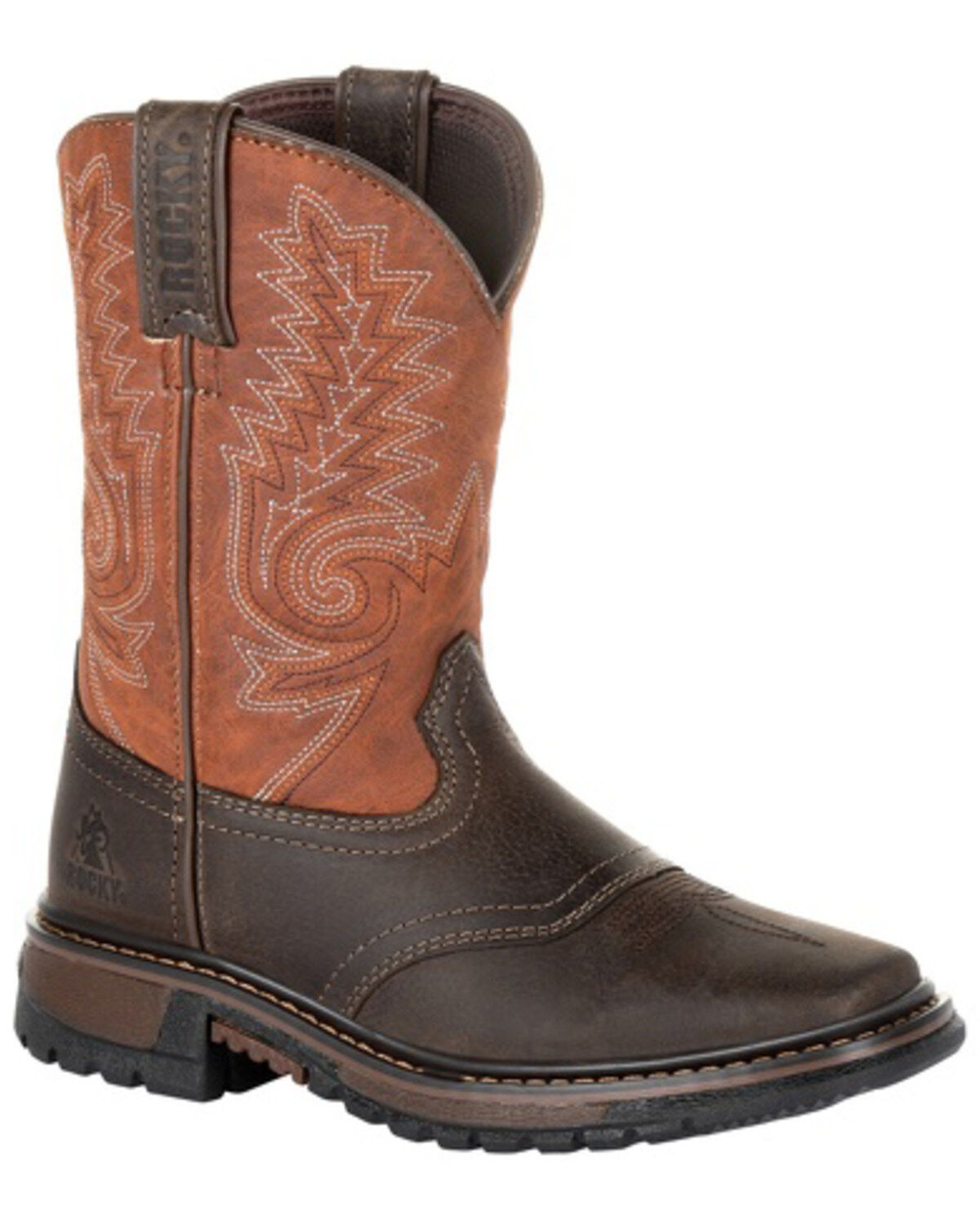 Rocky Boys' Ride FLX Western Boots - Square Toe