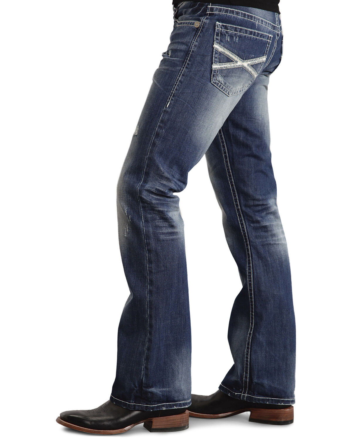Stetson Men's Premium Rocks Fit Boot Cut Jeans