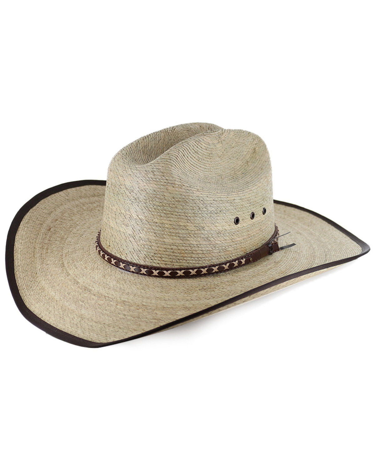 Cody James® Men's Brown Trimmed Straw Hat 1 69706-cody-james-reg-men-s-brown-trimmed-straw-hat-1.jpg