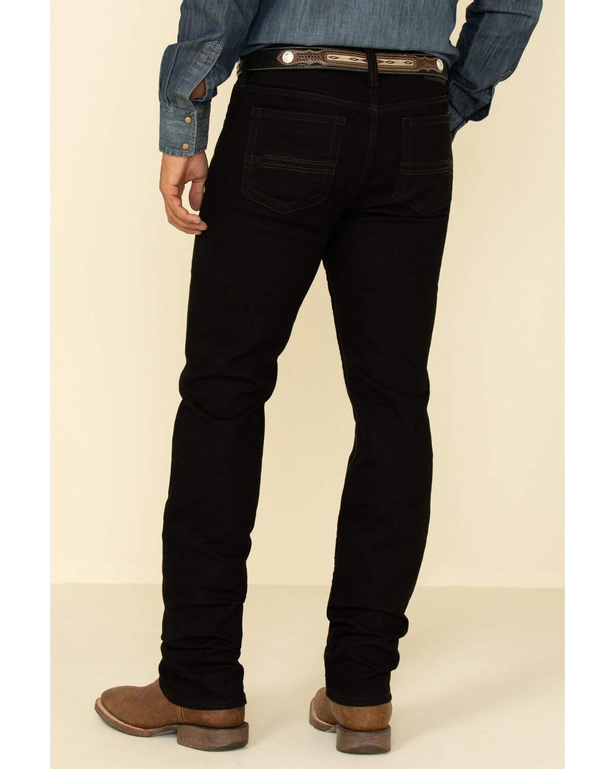 Cody James Men's Night Rider Wash Jackson Slim Straight Stretch Denim Jeans