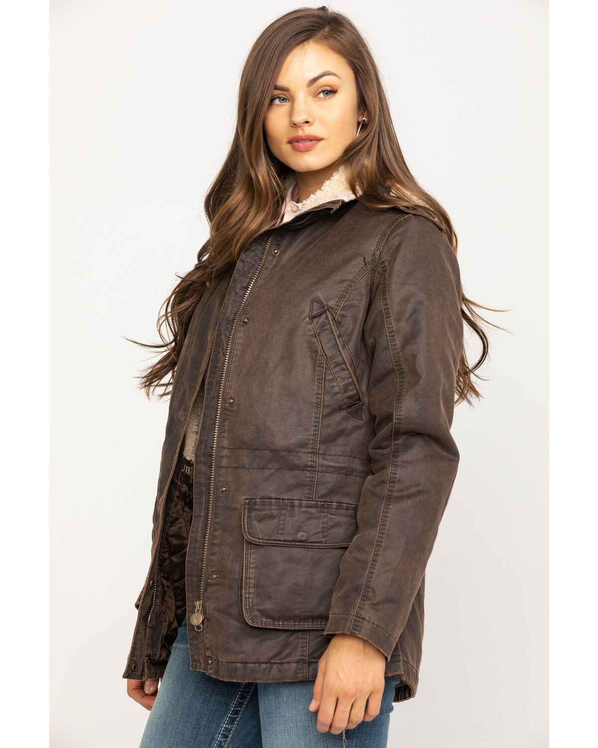 Outback Trading Co. Women's Woodbury Canyonland Jacket with Sherpa Hood 1 73195-outback-trading-co-women-s-woodbury-canyonland-jacket-with-sherpa-hood-1.jpg